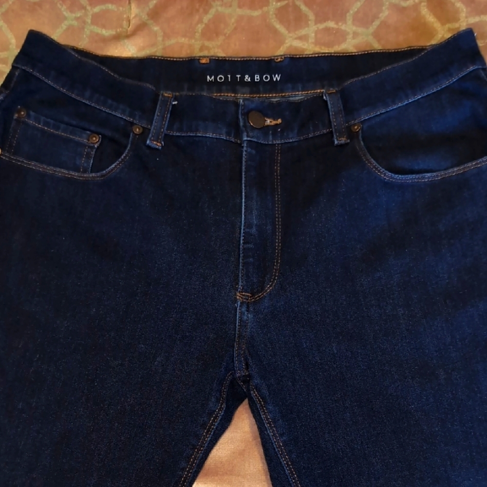 Mott & Bow Men's Dark Wash Slim Jeans